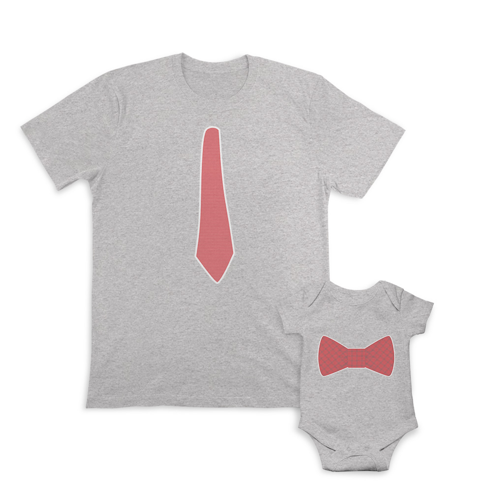 Dad and Baby Matching Outfits Clothes Small Trucks Transportation - Necktie Men - Picture 5 of 6