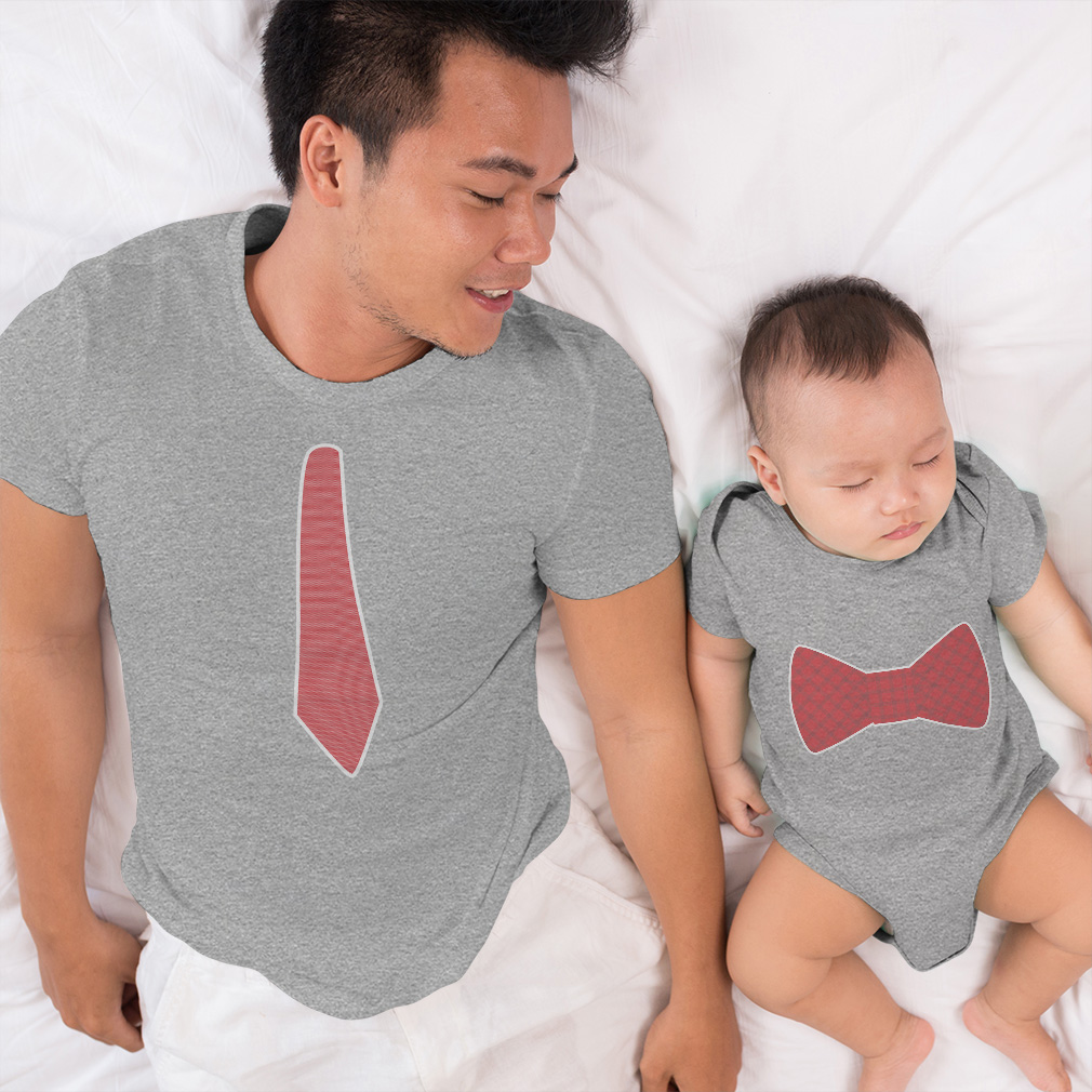 Dad and Baby Matching Outfits Clothes Small Trucks Transportation - Necktie Men - Picture 4 of 6