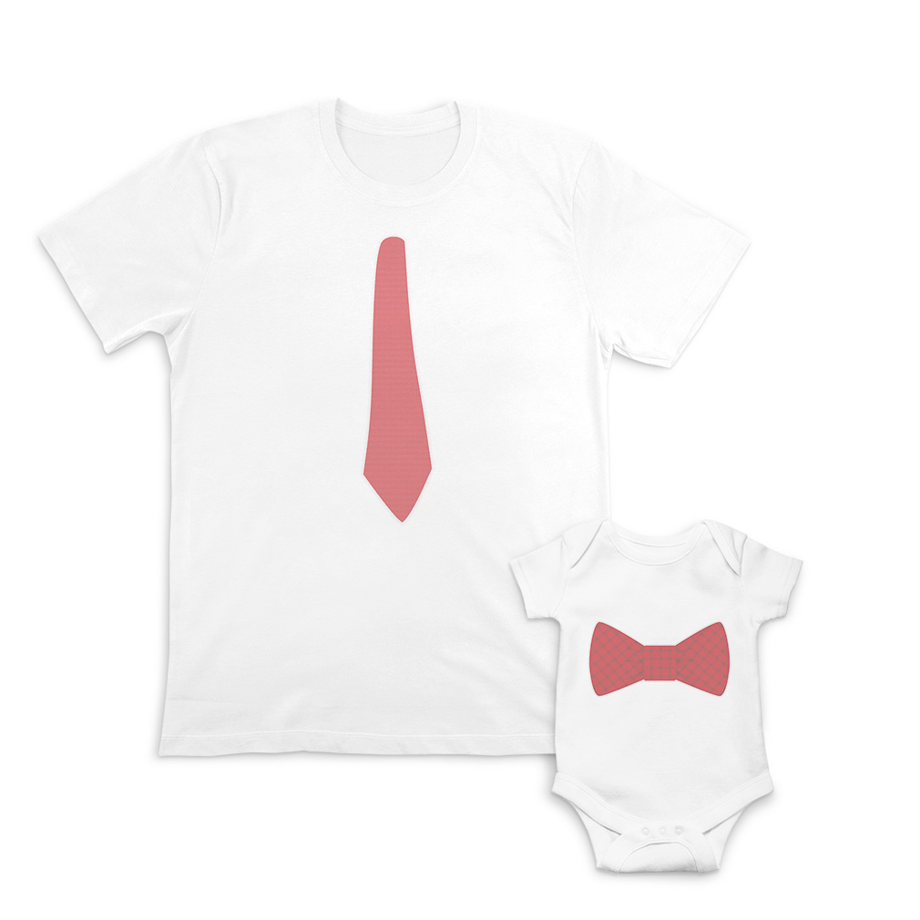 Dad and Baby Matching Outfits Clothes Small Trucks Transportation - Necktie Men - Picture 6 of 6